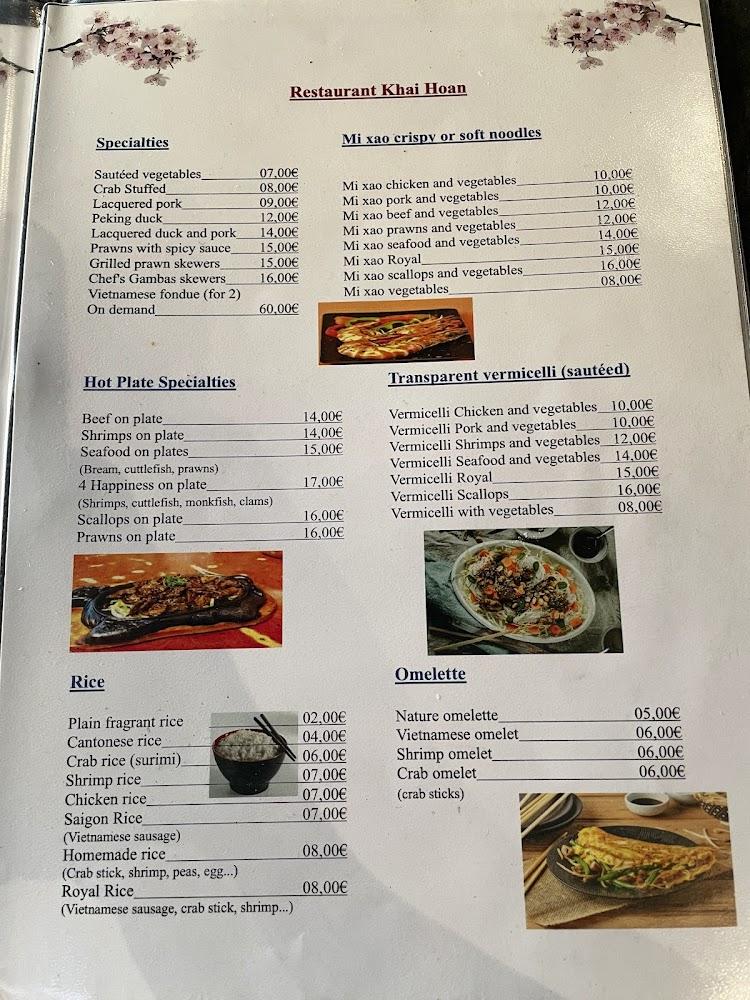 Khai Hoan - Menu Image 1